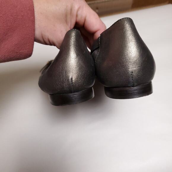 AGL Leather Ballet flats shoes Snakeskin Sz 40 - Picture 4 of 8